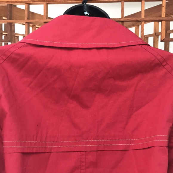 Wet Seal red short jacket. Size L. - Picture 7 of 8